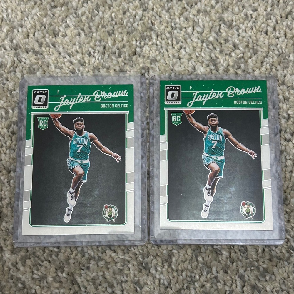 Panini Basketball Card Lot 2 Jaylen Brown 2016-17 Donruss Optic Rated Rookie 153